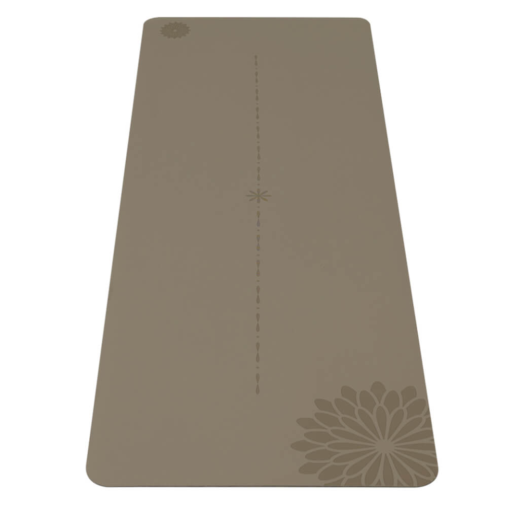 เสื่อโยคะ EASYOGA รุ่น BREATHIN' SPACE PRO MAT สีน้ำตาลอ่อน_2